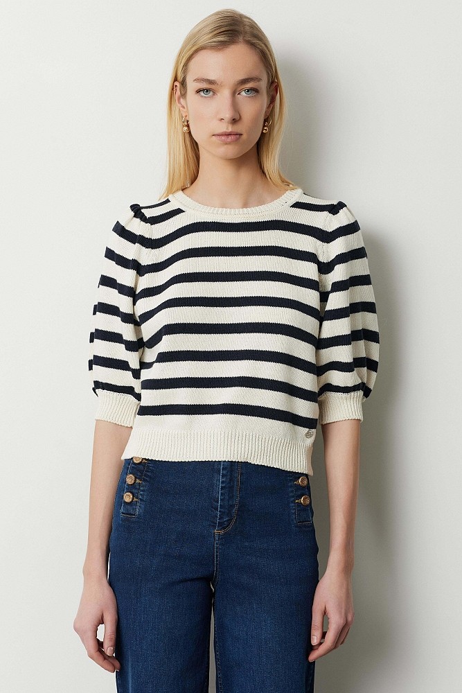 Striped sweater 3/4