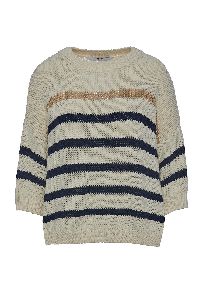 Cardigan din tricot cu dungi
