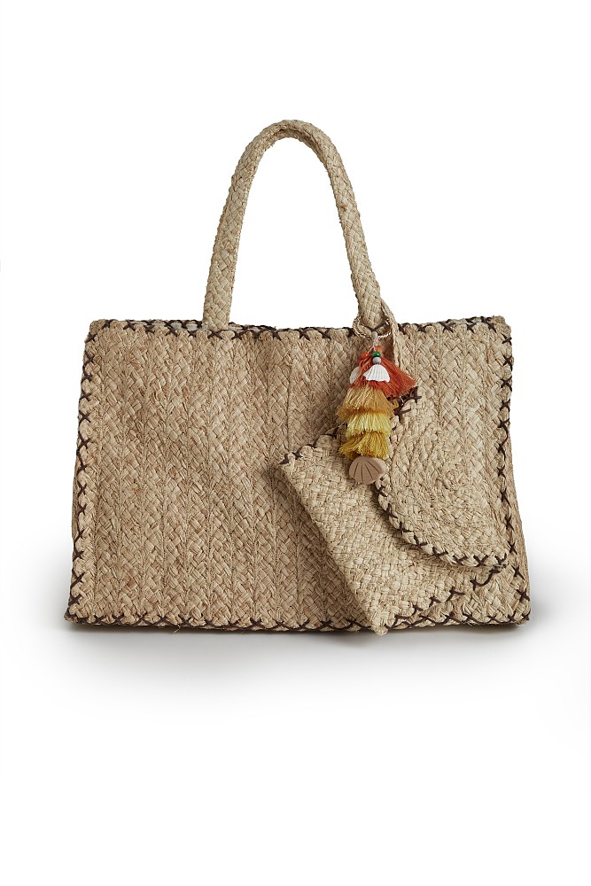Bolso de rafia