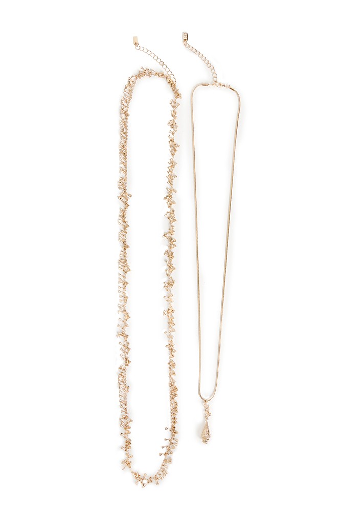 Set on hanging necklace