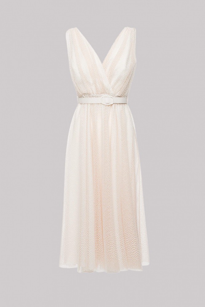 Spotted sleeveless dress - Gold label