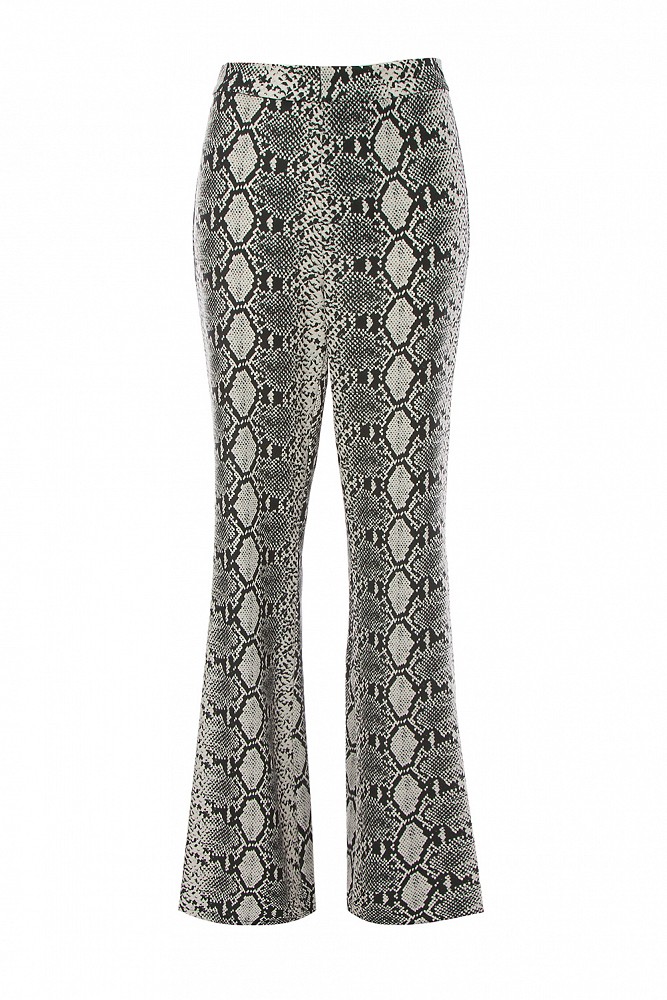 Snake printed trousers