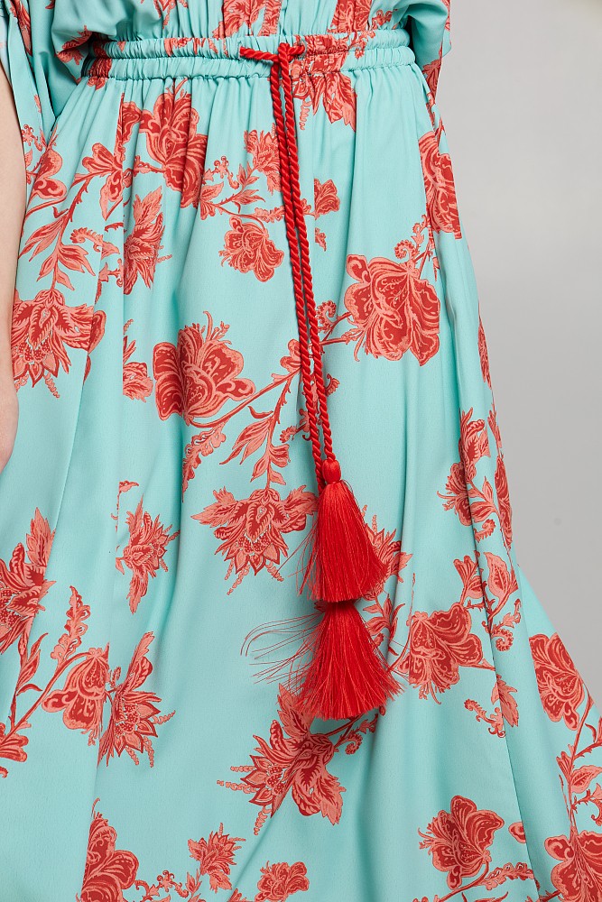 Rochie midi florală