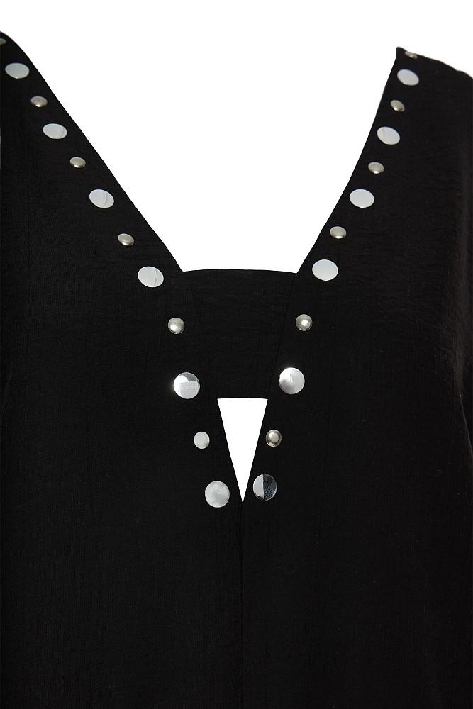 Playsuit with studs