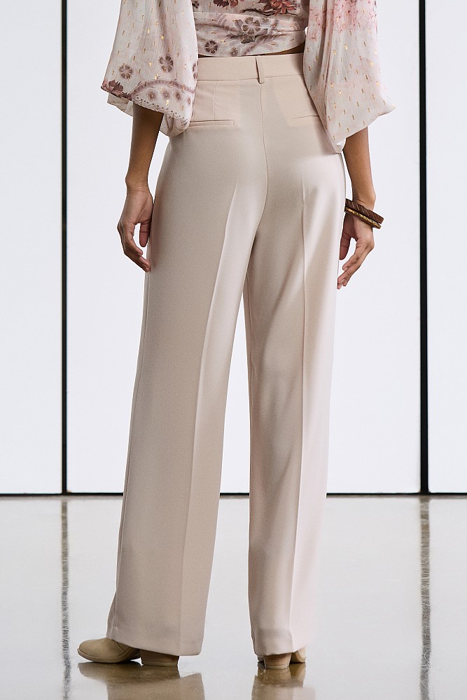 Highwaisted trousers with pleats - Gold Label