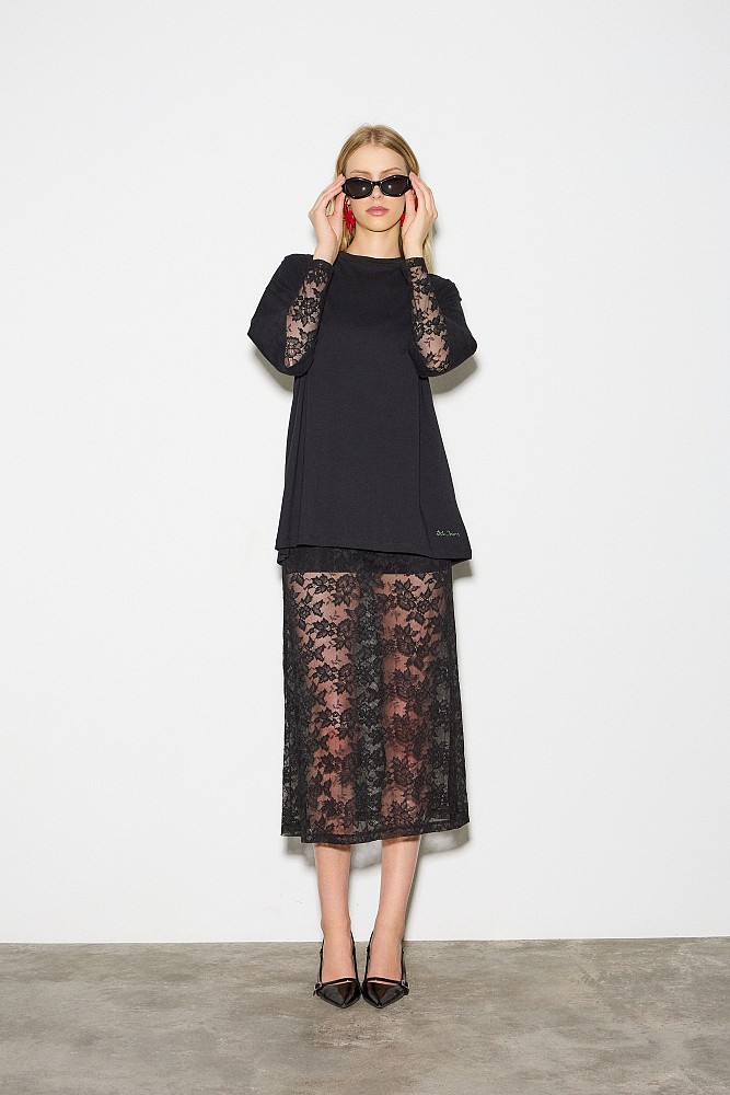 Maxi sheer dress