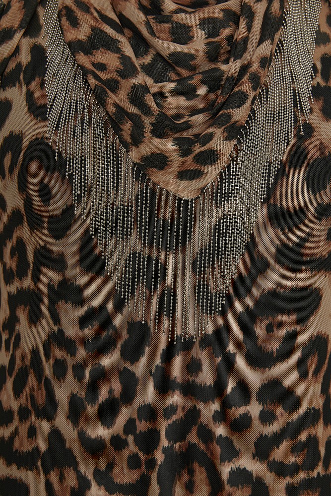 Maxi leopard dress