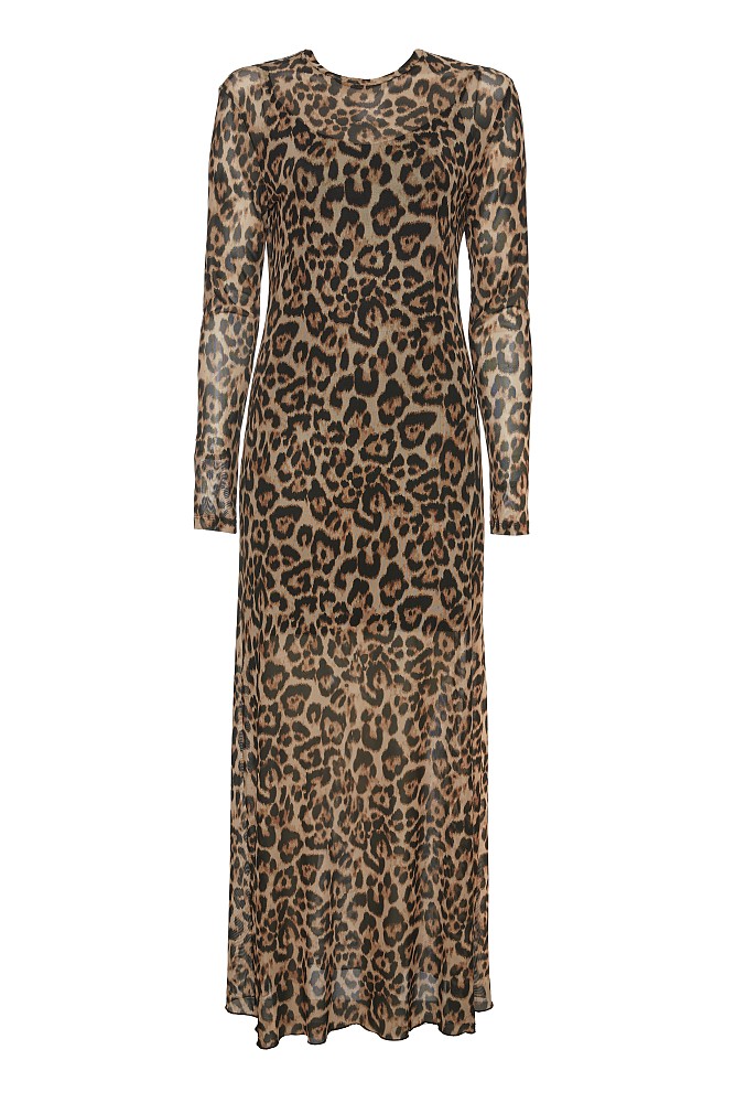 Maxi leopard dress