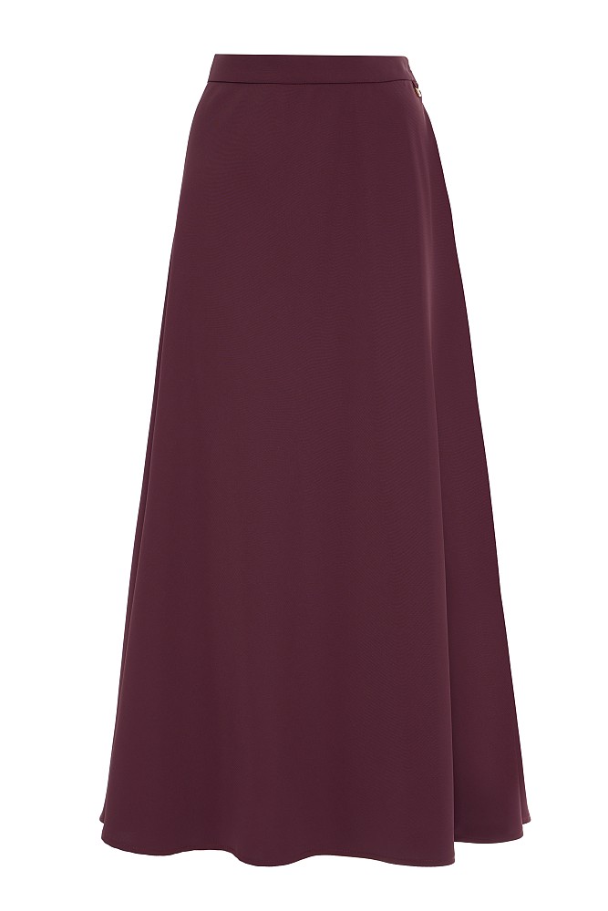 Midi high waisted skirt