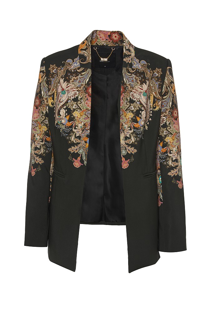Printed blazer