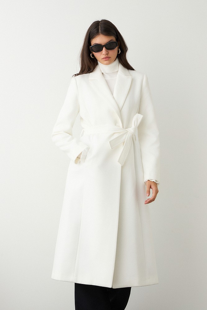 Longline wrap coat