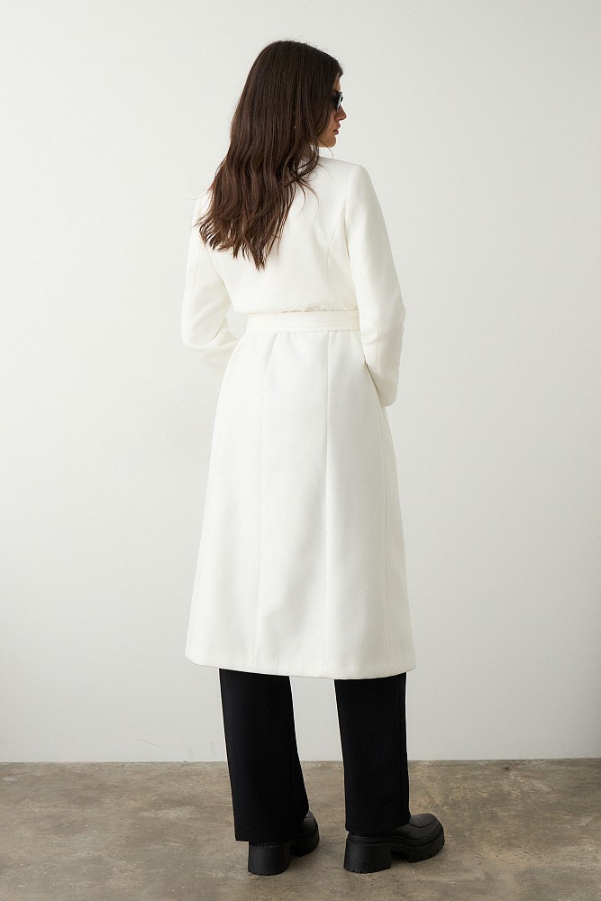 Longline wrap coat