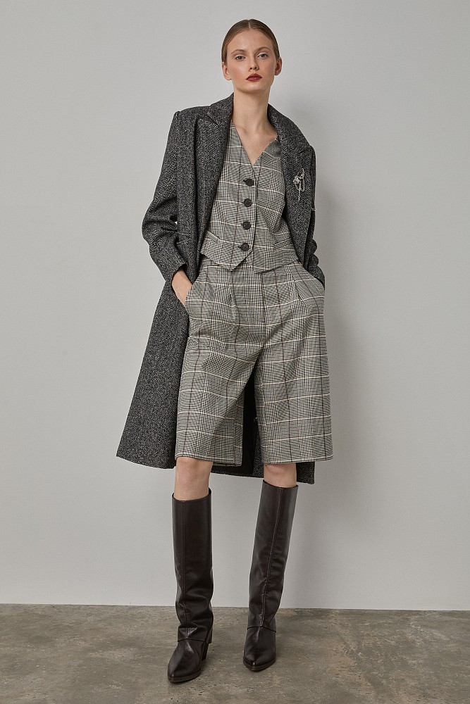 Plaid vest