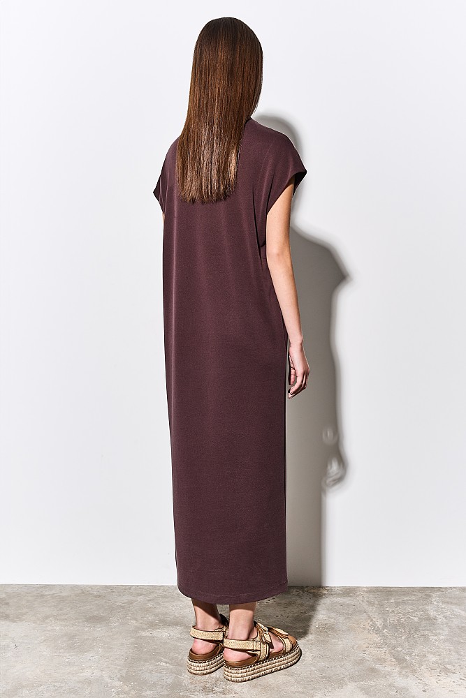 Maxi turtleneck dress