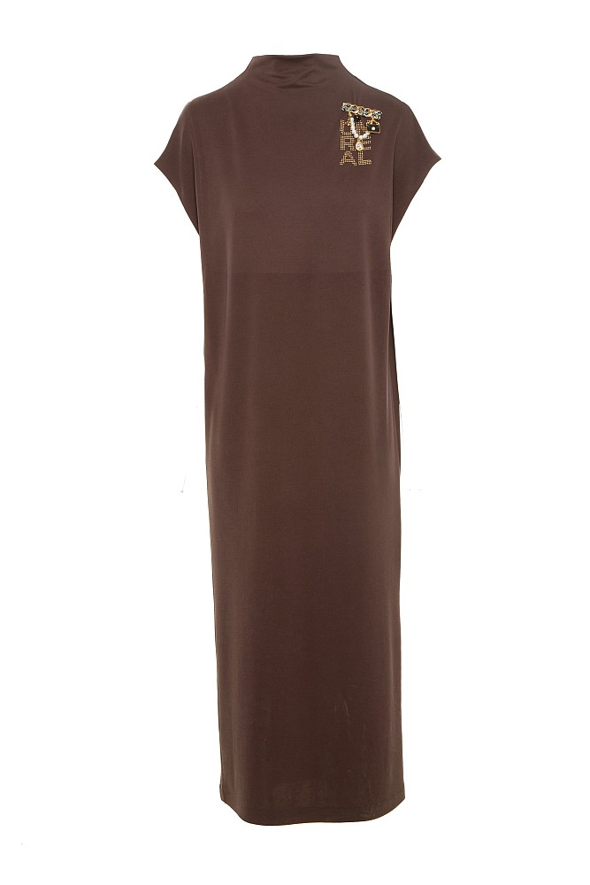 Maxi turtleneck dress