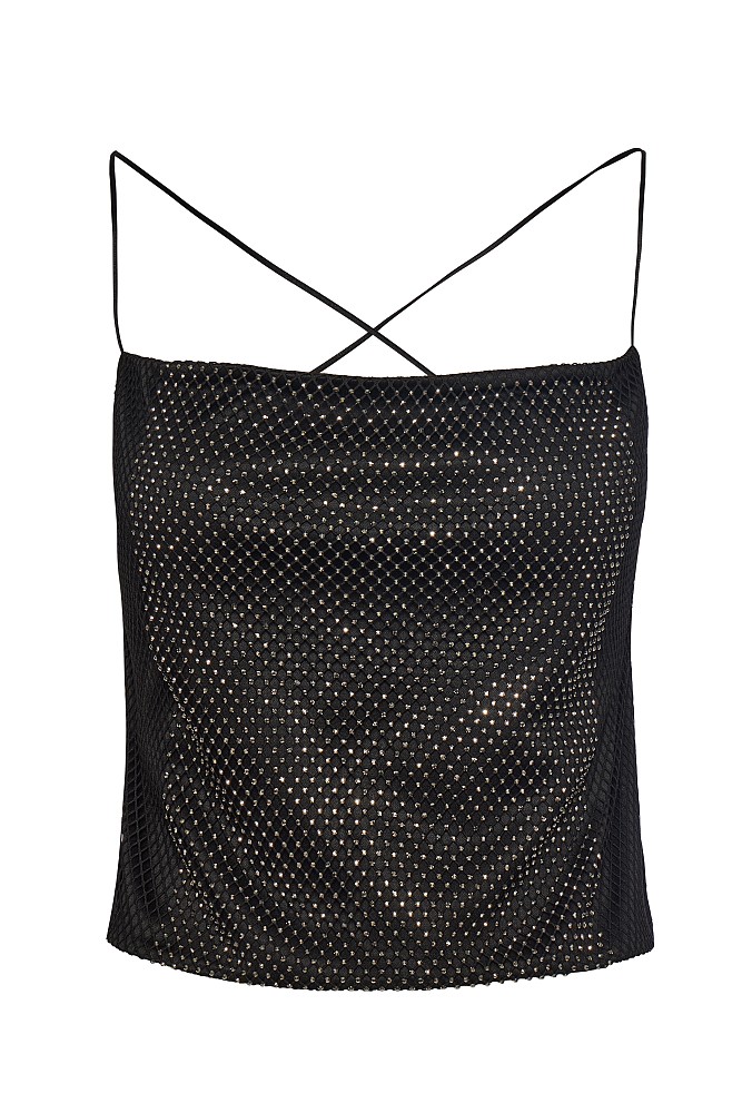 Top cu spatele gol și pietricele - Gold label