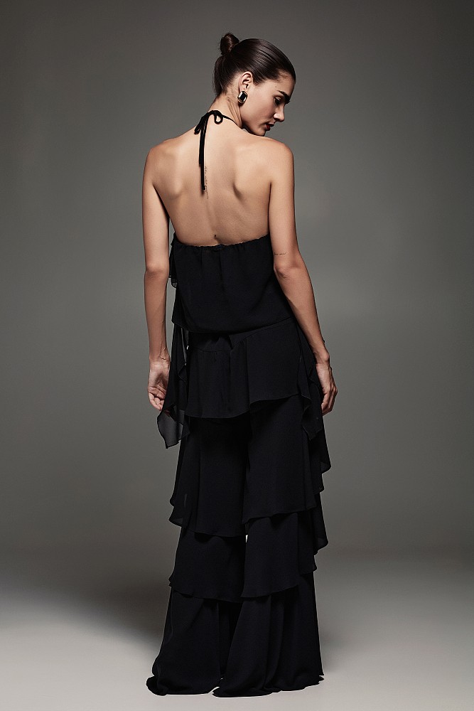 Pants with ruffles - Gold label