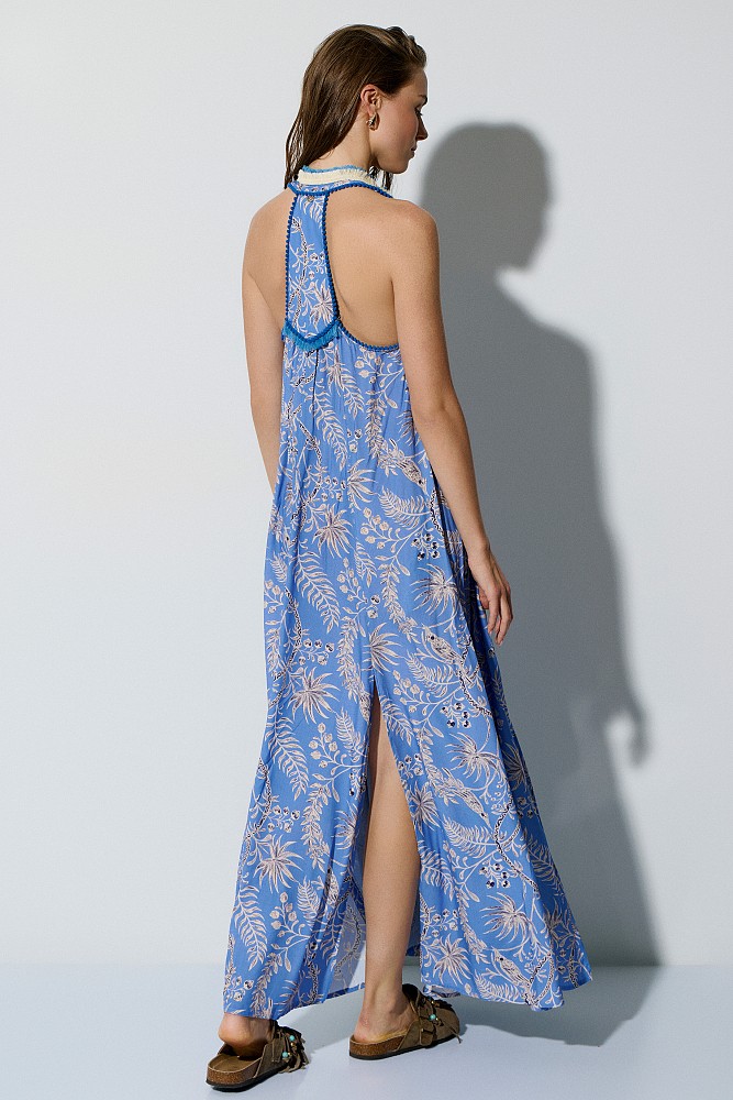 Maxi printed dress