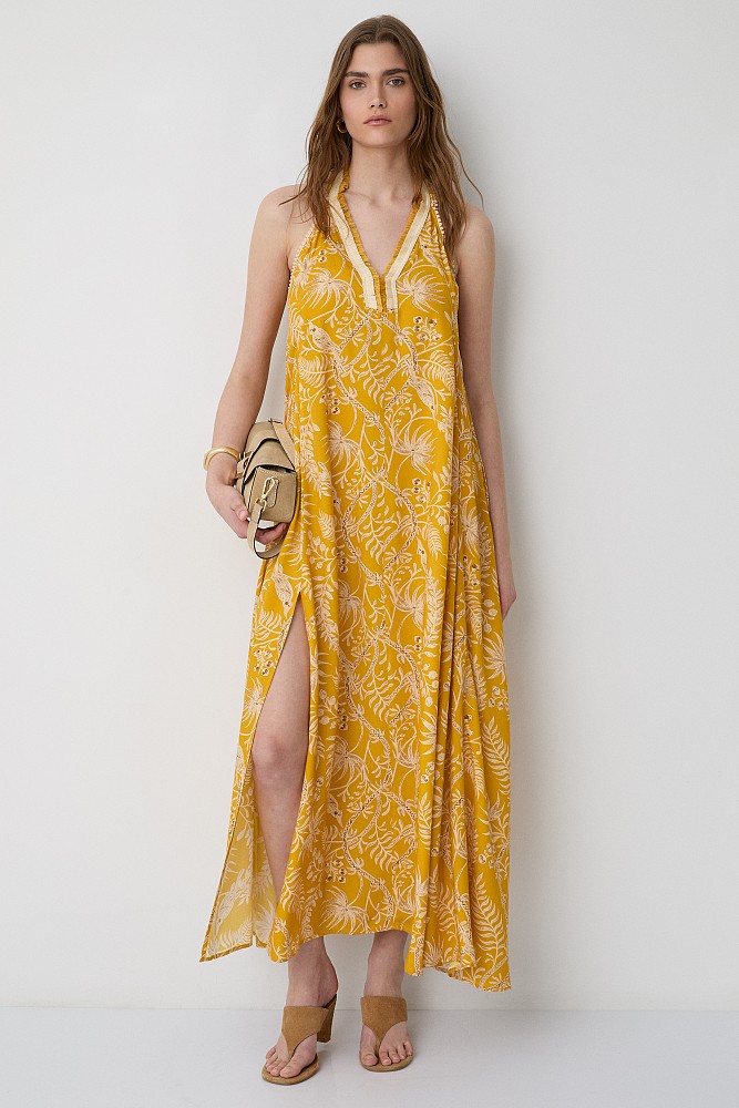 Rochie lungă cu print