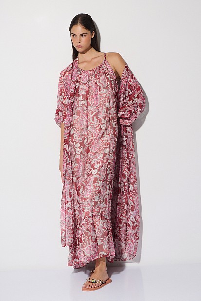 Maxi printed dress