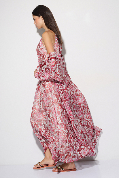 Maxi printed dress