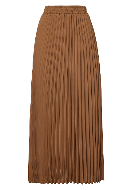 Midi pleated skirt