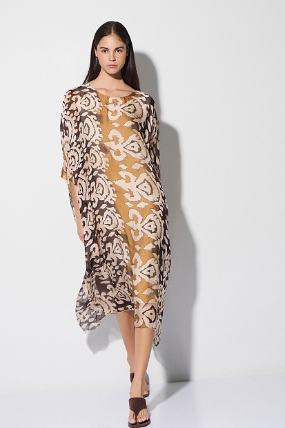 Maxi printed dress
