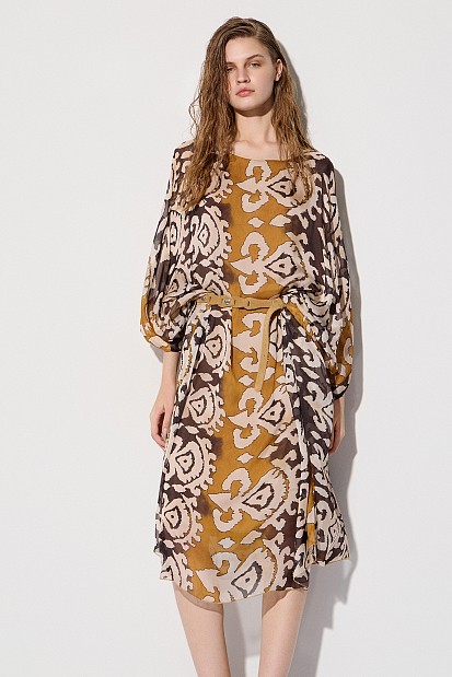 Maxi printed dress