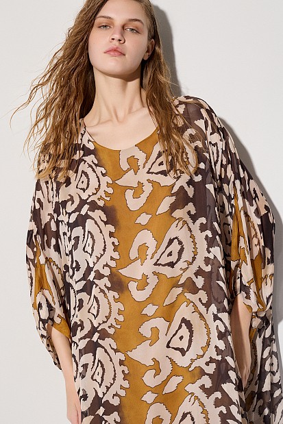 Maxi printed dress