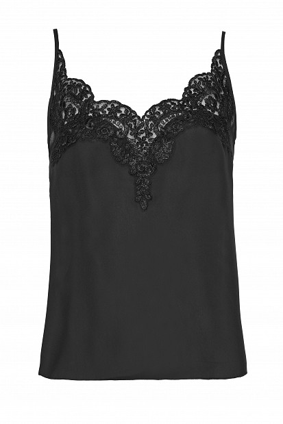 Lingerie top with lace