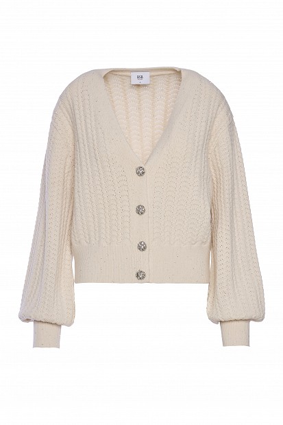 Кnit cardigan with jewel buttons