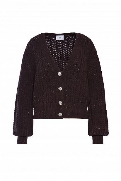 Кnit cardigan with jewel buttons
