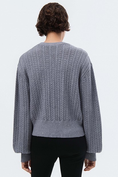 Кnit cardigan with jewel buttons