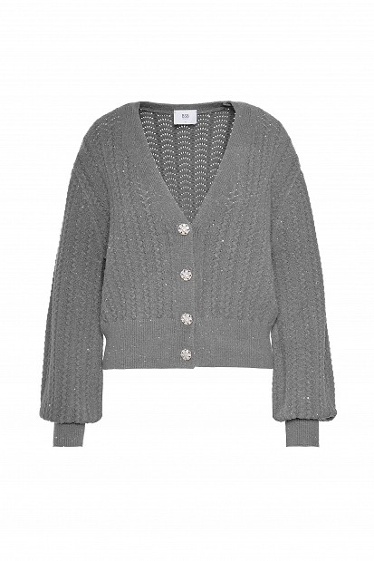 Кnit cardigan with jewel buttons