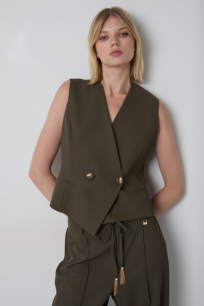Double-breasted waistcoat