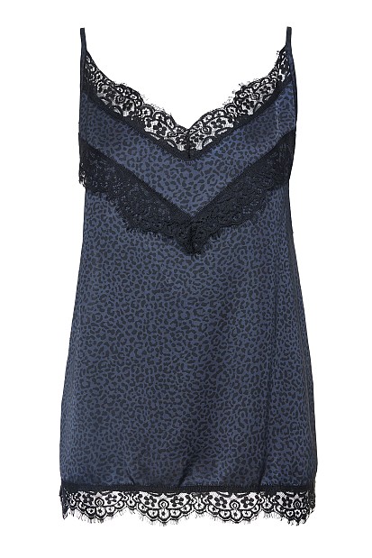Animal print lingerie τοπ