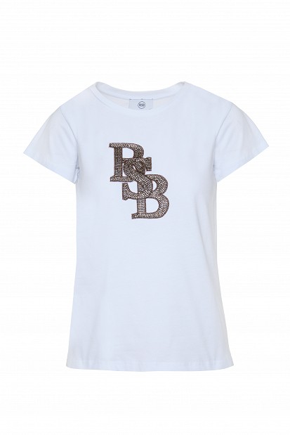 Tricou din bumbac cu logo BSB