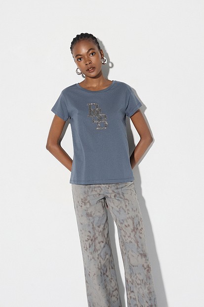 Cotton T-shirt with the BSB logo