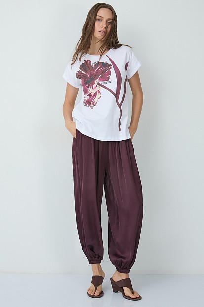 T-shirt with floral print