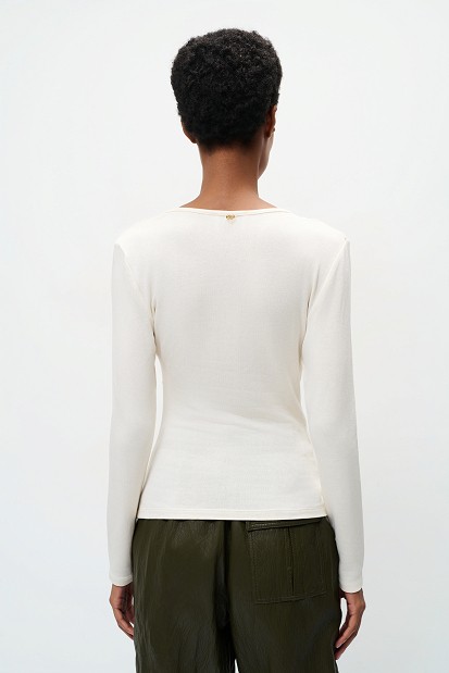 Gathered blouse