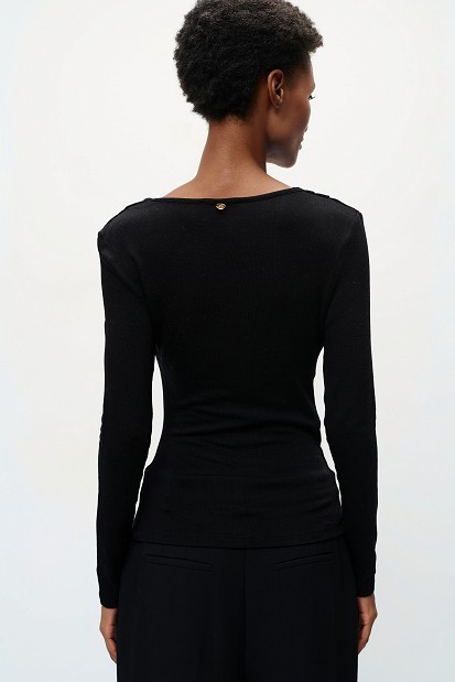 Gathered blouse