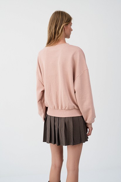 Sweatshirt with a teddy bear print