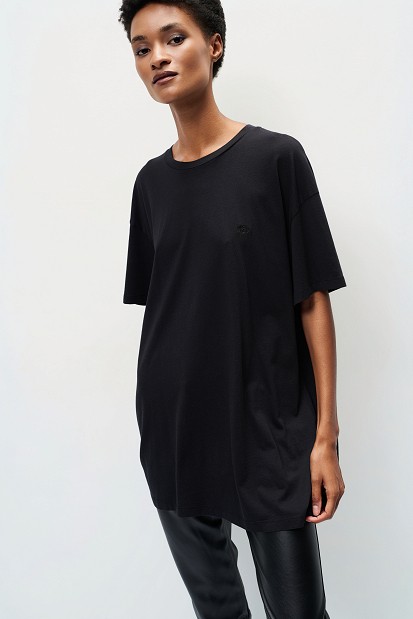 Oversized cotton blouse