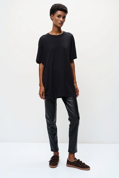 Oversized cotton blouse