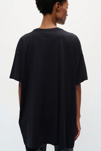 Oversized cotton blouse