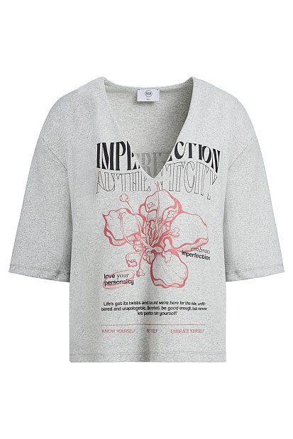 Cotton printed sweatshirt