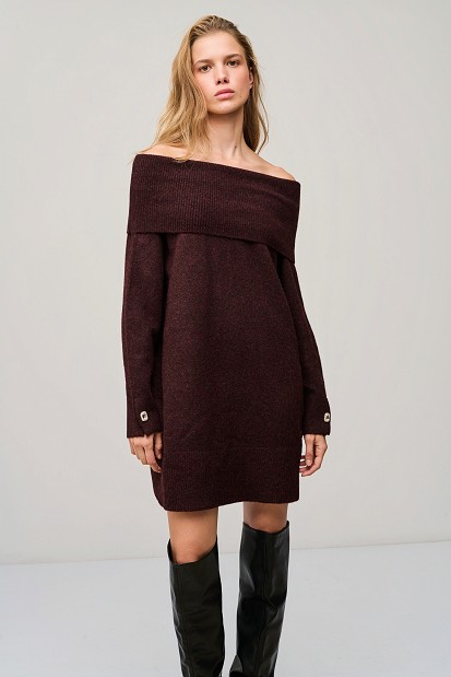 Knitted mini dress