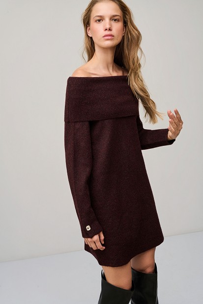 Knitted mini dress