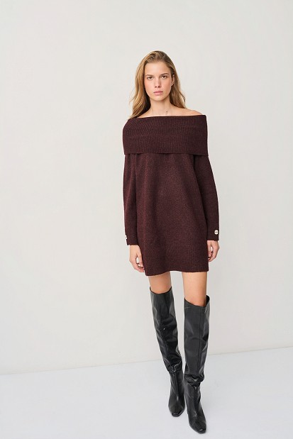 Knitted mini dress