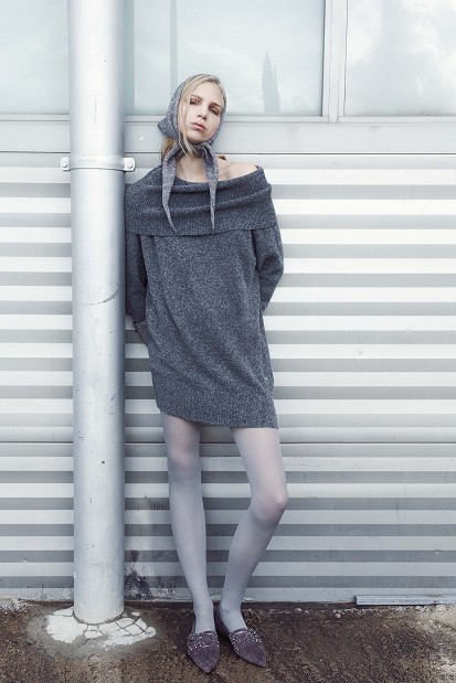 Knitted mini dress